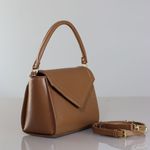 Bolsa Dani Caramelo | Couro Legítimo