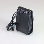 Bolsa Lia Preto - Metal Níquel | Couro Legítimo