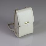 Bolsa Lia Gelo - Metal Ouro | Couro Legítimo