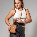 Bolsa Lia Rosê - Metal Níquel | Couro Legítimo
