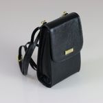 Bolsa Lia Preto - Metal Ouro | Couro Legítimo