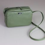 Bolsa Lizi Verde Sálvia | Couro Legítimo