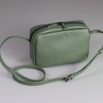 Bolsa Lizi Verde Sálvia | Couro Legítimo