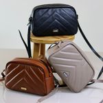 Bolsa Luna Preto | Couro Legítimo 