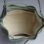 Bolsa Luz Rosê - metal grafite | Couro Legítimo