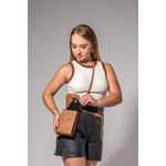 Bolsa Lia Rosê - Metal Ouro | Couro Legítimo