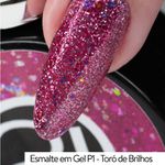 Esmalte em Gel Nails 21 - Coleção Glitter Premium