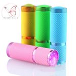 Mini Lanterna LED UV 9 Leds [ a pilha ]