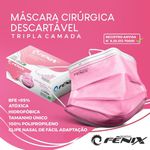 Máscara Descartável Tripla Camada 50 UND