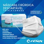 Máscara Descartável Tripla Camada 50 UND