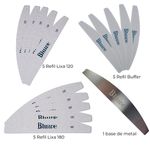 Kit de Lixa Bluwe ( 4 itens )