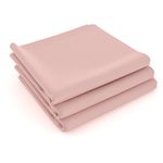 Fronha 50x90cm - Exclusiva Malha Novo Toque 100% Algodão - Super Penteada - Rosa Chá