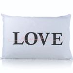 Fronha Love - Exclusiva Malha Novo Toque 100% Algodão - Super Penteada