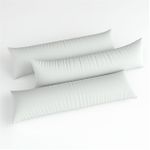 Fronha - 40x130cm - Exclusiva Malha Novo Toque 100% Algodão - Super Penteada - Branco