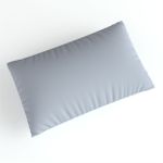 Fronha 50x90cm - Exclusiva Malha Novo Toque 100% Algodão - Super Penteada - Cinza Névoa