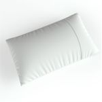 Fronha Ponto Palito - 0.50m X 0.70m - Exclusiva Malha Novo Toque 100% Algodão Super Penteada - Branca (1pç)