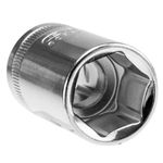 Soquete Sextavado CRV Curto 5/8 Pol Encaixe 1/2 Pol ST13106SC Sata