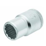 Soquete Estriado Crv Curto 21mm Encaixe 1/2 Pol 015.112 Gedore