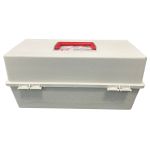 Caixa Plástica Branca com 3 Bandejas Cp-4 Marcon