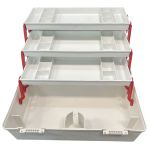 Caixa Plástica Branca com 3 Bandejas Cp-4 Marcon