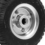 Roda de Borracha Maciço 17mm com Rolamento Esfera R2504PME Schioppa