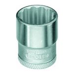 Soquete Estriado Crv Curto 7/16 Pol Encaixe 3/8 Pol 014.064 Gedore