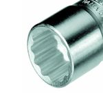 Soquete Estriado Crv Curto 7/16 Pol Encaixe 3/8 Pol 014.064 Gedore