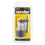 Mandril Leve com Chave Cone B18 3,0 mm - 16,0 mm 6670016180 - Vonder