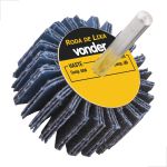Roda de Lixa com Haste 40 x 20mm Grão 60 1271402060 Vonder