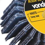Roda de Lixa com Haste 40 x 20mm Grão 60 1271402060 Vonder