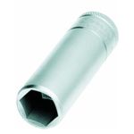 Soquete Sextavado Crv Longo 27mm Encaixe 1/2 Pol 067.681 Gedore