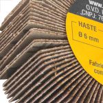 Roda de Lixa com Haste 80 x 30mm Grão 80 1271803080 Vonder