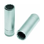 Soquete Estriado Crv Longo 16mm Encaixe 1/2 Pol 015.712 Gedore