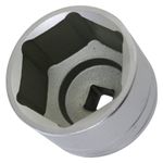 Soquete Sextavado CRV 70mm Encaixe de 3/4 Pol 633570M King tony
