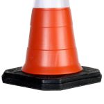 Cone de Sinalização Rígido com Base 75cm 700.00130 Plastcor