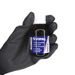 Kit Cola Cimento Vipafix 1Kg 472001 + Catalisador para Vipafix 30-60min 50ml 472101 Vipal