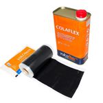 EC - KIT REMENDO QUENTE VULCANITE + COLA PRETA VULCAFLEX