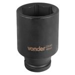 Soquete Sextavado de Impacto Longo 46mm Encaixe 34 Pol 3061034046 Vonder