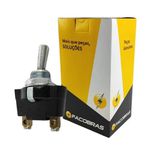 Chave de Luz TicTac 2 Posições com Alavancada Cromada 9151007 Facobras