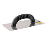 Desempenadeira de Aço Lisa com Cabo Plastico 120 mm x 255 mm 3328120255 - Vonder