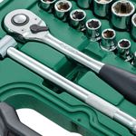 Jogo de Soquete Sextavada 1/2 Pol 10 a 24mm com 20 Peças ST09005SJ Sata