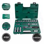 Jogo de Soquete Sextavada 1/2 Pol 10 a 24mm com 20 Peças ST09005SJ Sata