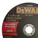 Disco de Corte Plano 115 x 3,0 x 22,2mm DW44530 Dewalt