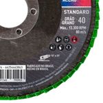 Disco Lixa Flap R244 Standard Grão 40 115 x 22mm 66254443861 Norton