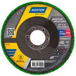 Disco Lixa Flap R244 Standard Grão 40 115 x 22mm 66254443861 Norton