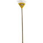 Vassoura Plástica 18 Dentes com Cabo de Madeira 120cm 3129180000 Vonder