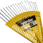 Vassoura Plástica 18 Dentes com Cabo de Madeira 120cm 3129180000 Vonder