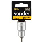 Soquete Hexagonal 4mm Encaixe 1/2 Pol 3039004012 Vonder 