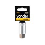 Soquete Hexagonal 17mm Encaixe 1/2 Pol 3039017012 Vonder 