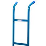 Carro Armazém para Carga de 150kg Pneu Maciço Azul 15A Metalosa